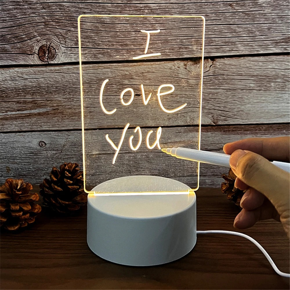LumiWrite LED Message Night Light