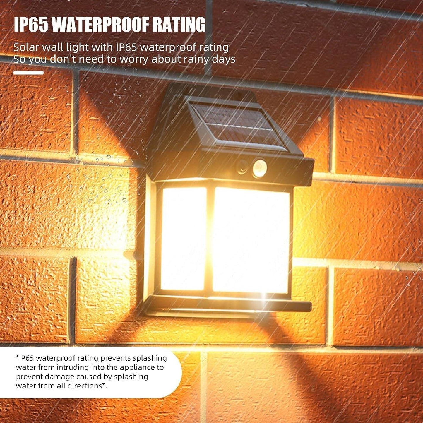 Powerful Solar LED Wall Light