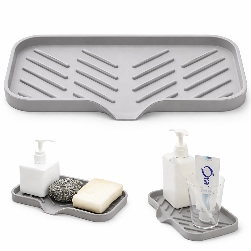 AquaDry Silicone Faucet Sink Mat