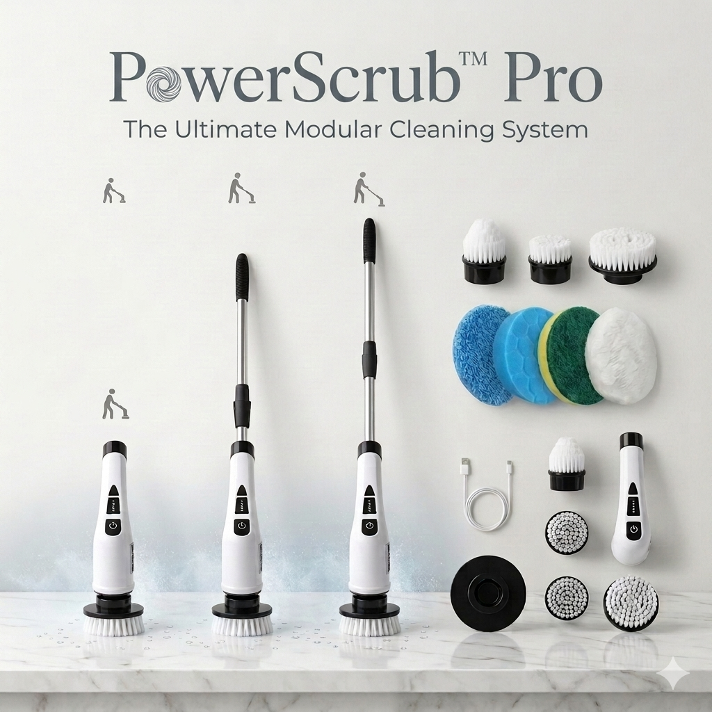 PowerScrub™ Pro – Deep Clean Electric Scrubber