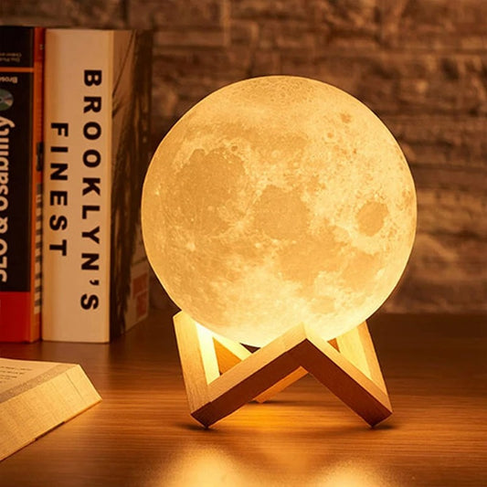 GalaxyGlow DIY Moon Lamp