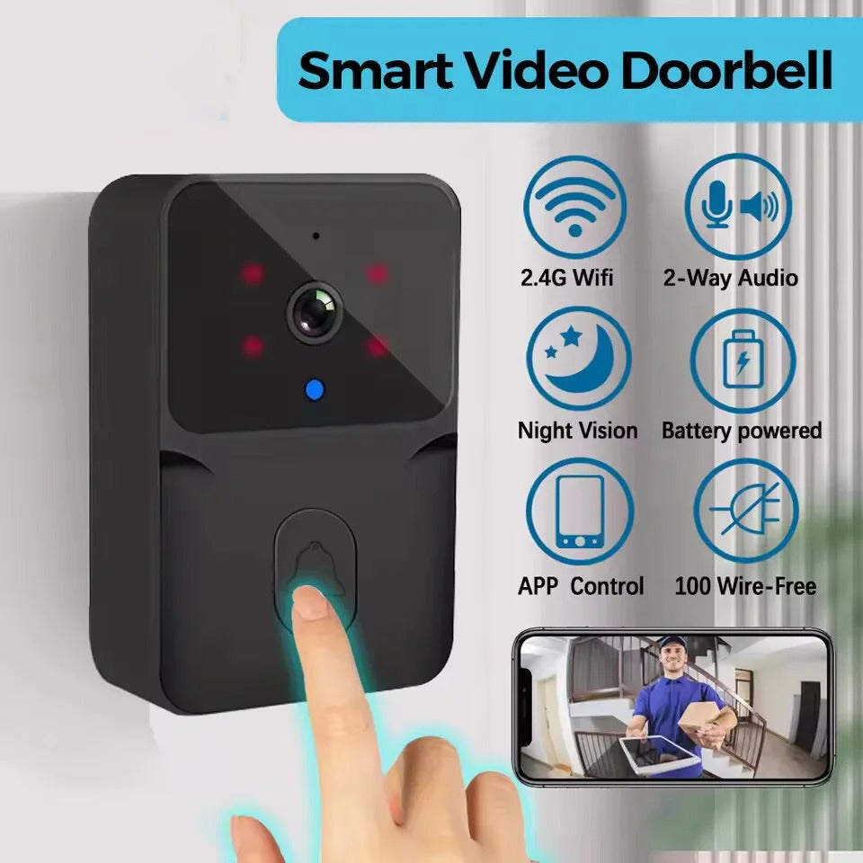 Smart Wireless Video Doorbell Camera