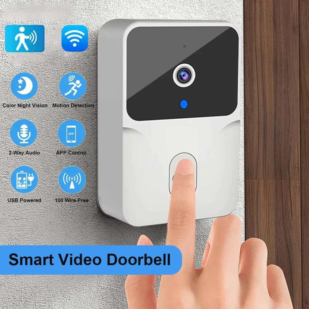 Smart Wireless Video Doorbell Camera