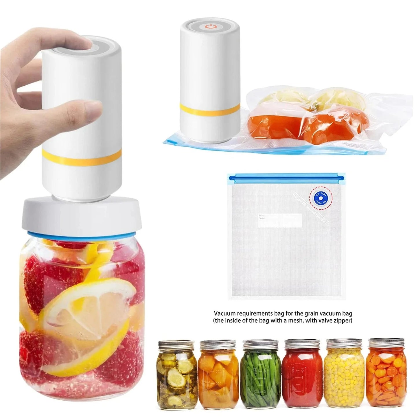 Fresiq™ Vacuum Food Saver Kit