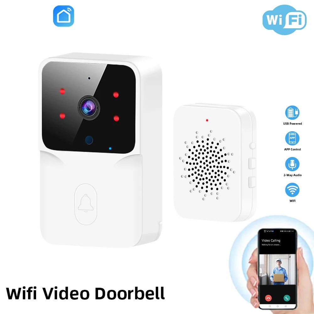 Smart Wireless Video Doorbell Camera