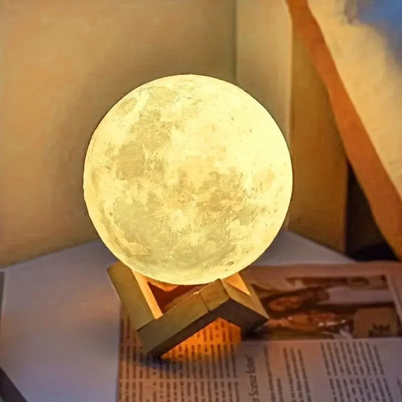GalaxyGlow DIY Moon Lamp