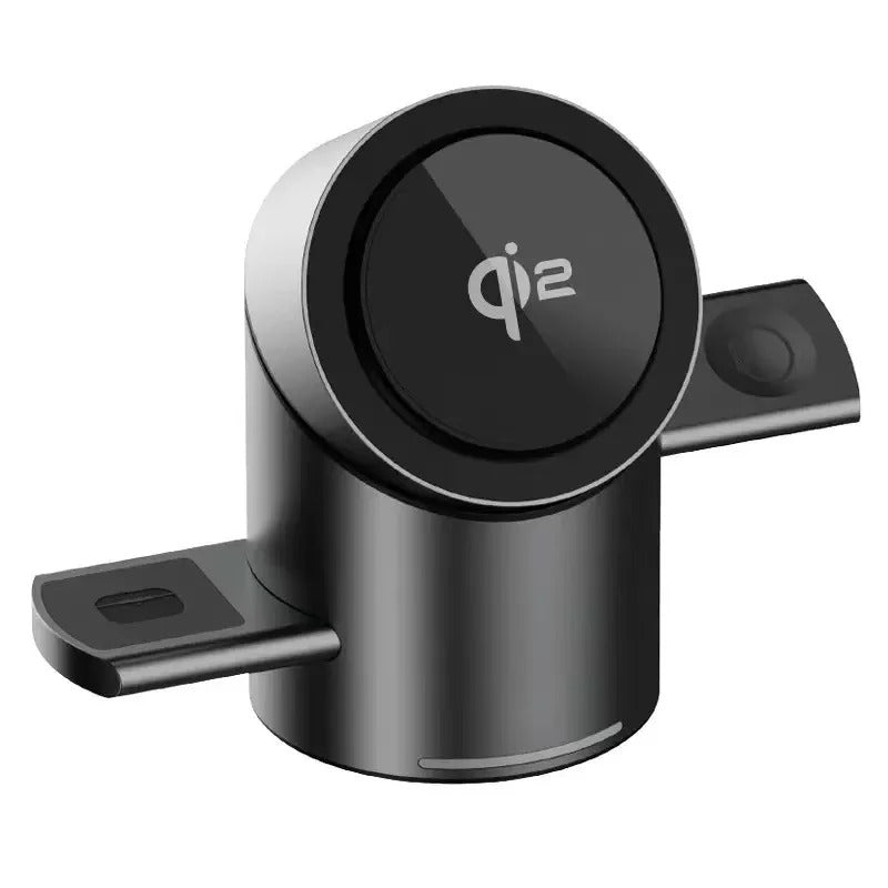 Qi2 3-in-1 Magnetic Fast Wireless Charging Station